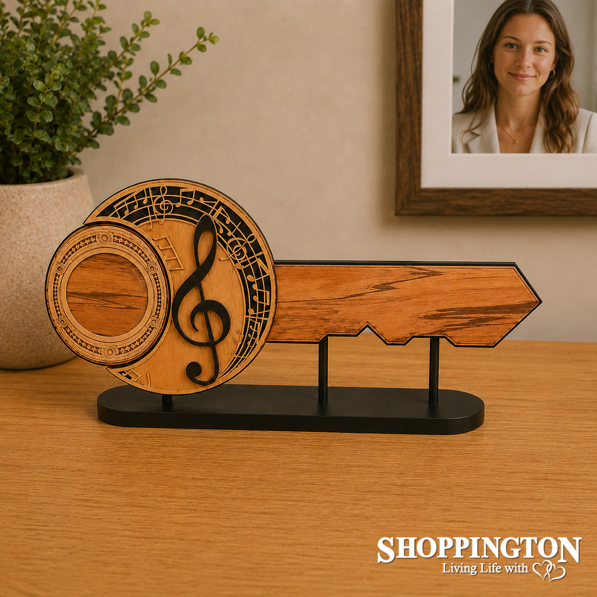 Treble Clef Maori Design 21st Key