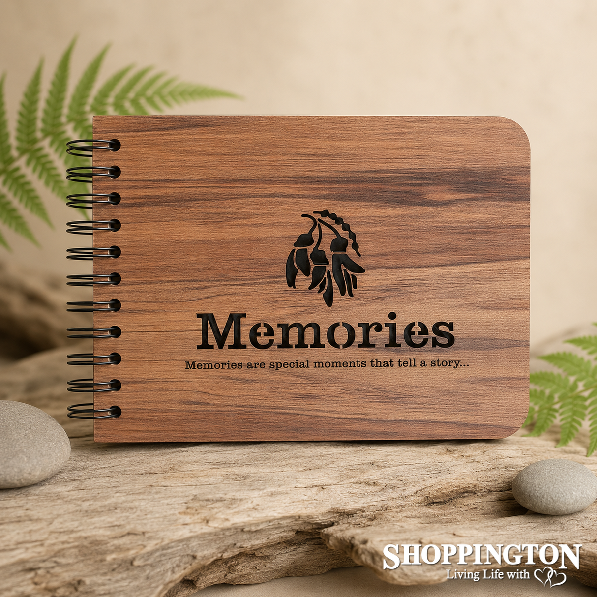 NZ Made Wooden Rimu Photo Album A4 Memories