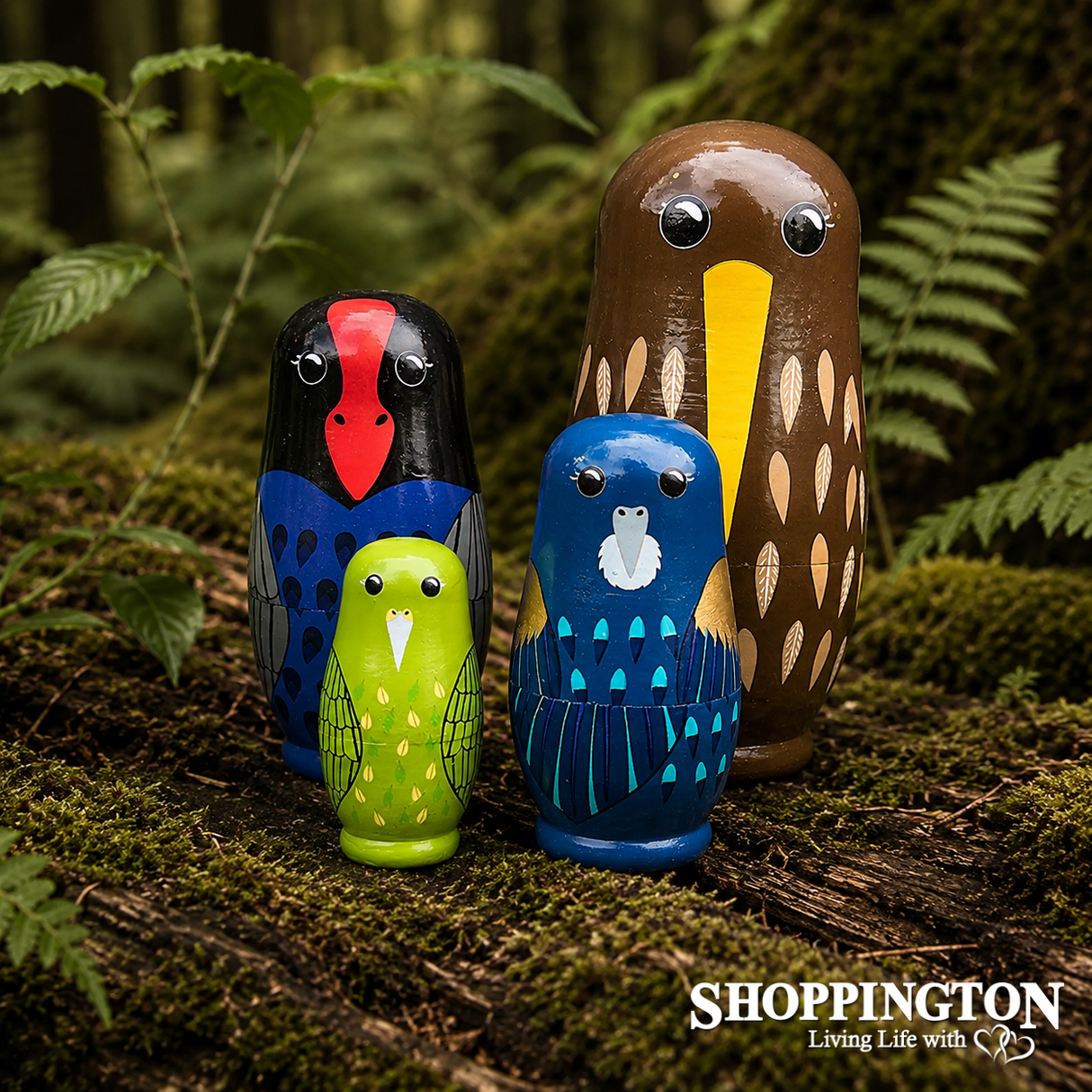 Nesting Dolls - New Zealand Birds