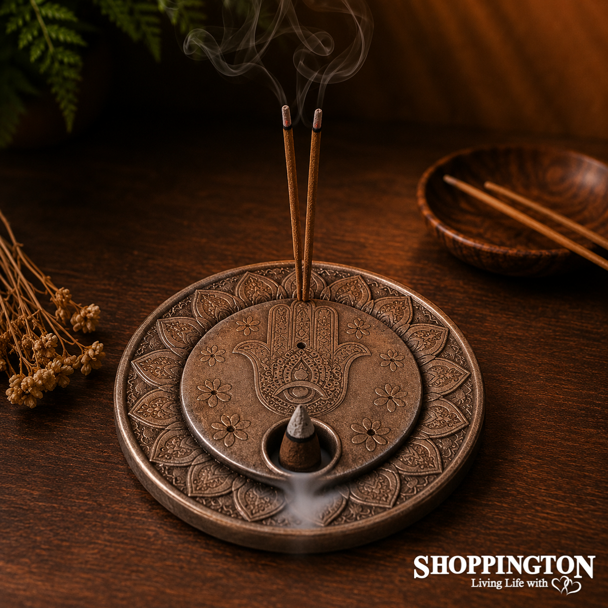Hamsa Incense & Cone Holder