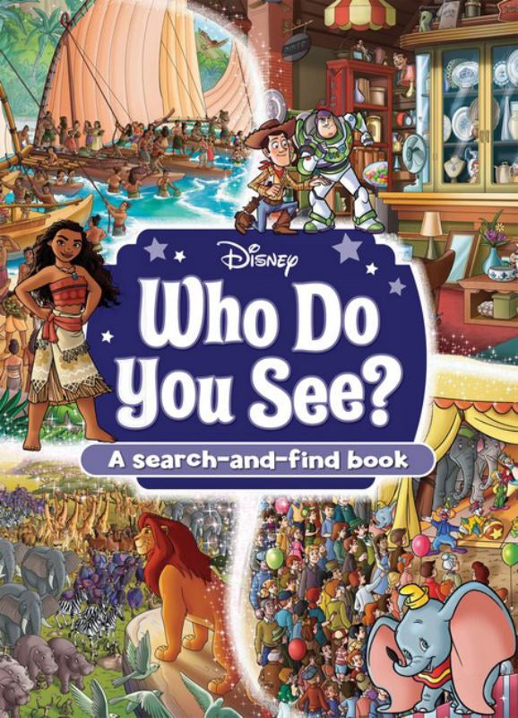 Disney: Who Do You See? A Search-And-Find Book