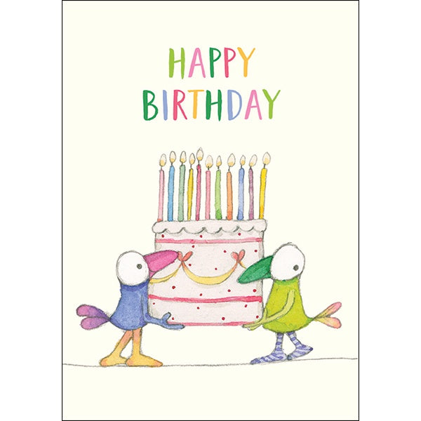 Gift Tag - Happy Birthday (Cake)
