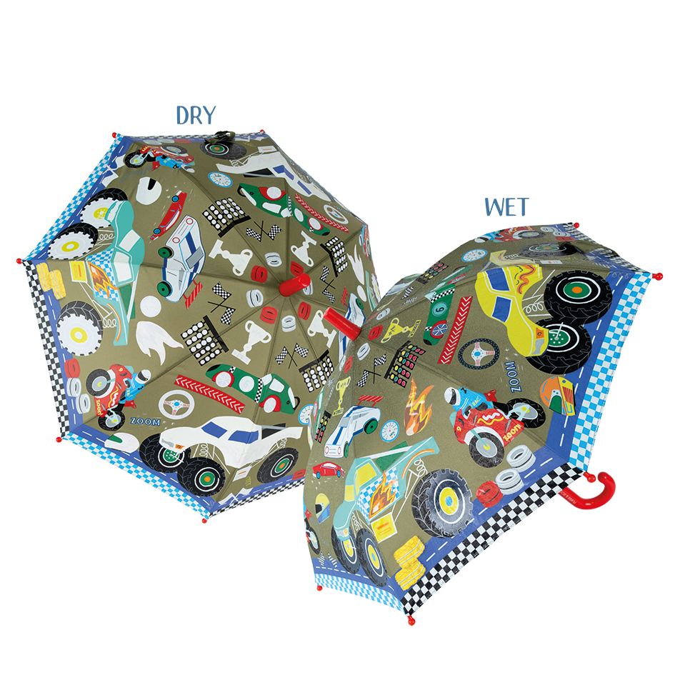 Amazing Colour Changing Umbrella - Cars