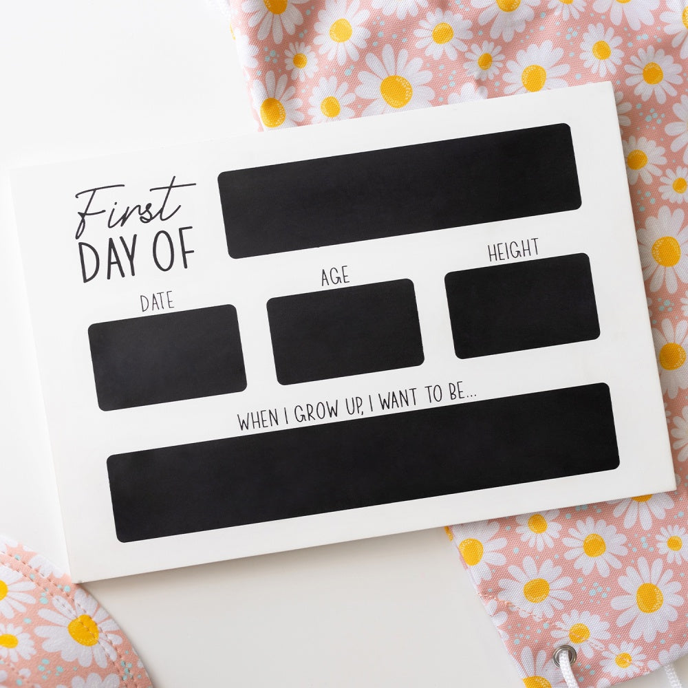 First Day Of - Black Board