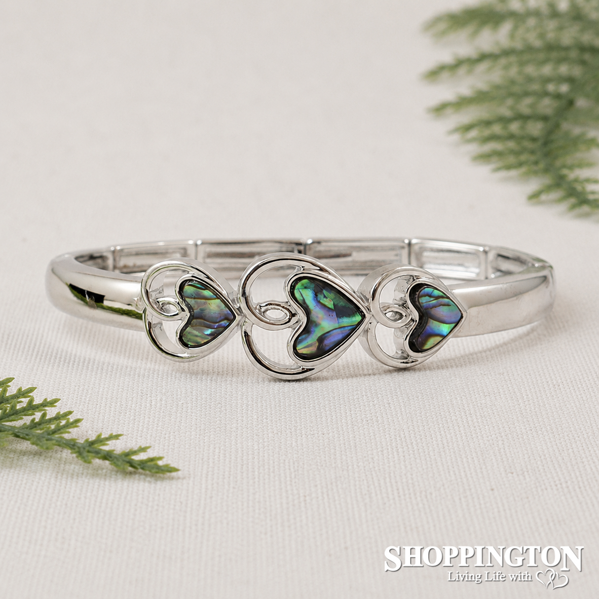 Bracelet - Paua Heart
