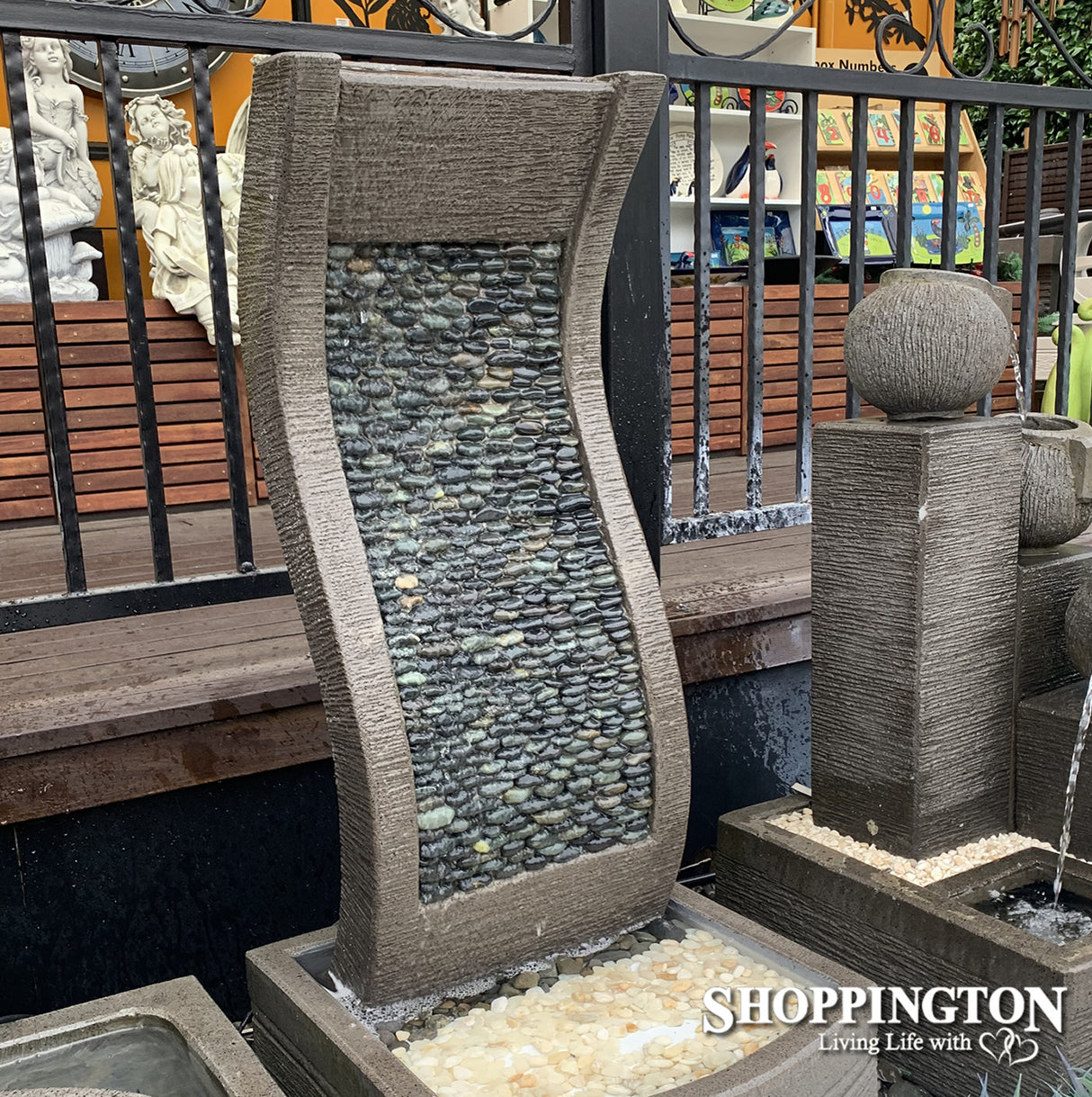 Pebble Wave Water Feature 50cm x 120cm3