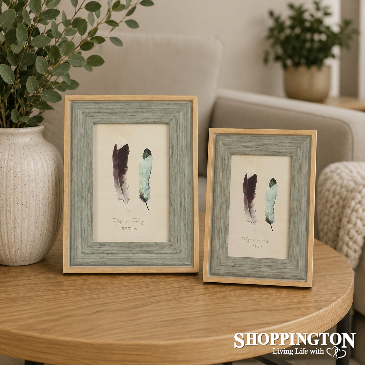 Photo Frame - Kelly Teal Two Tone (sml)