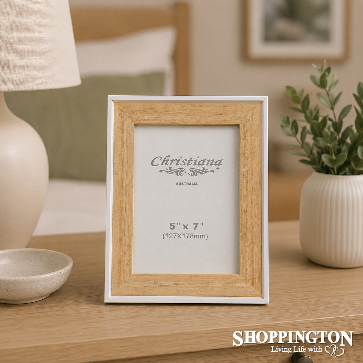 Photo Frame - Wooden Woven