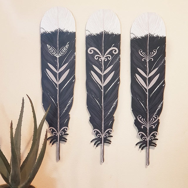 Huia Feather Wall Art