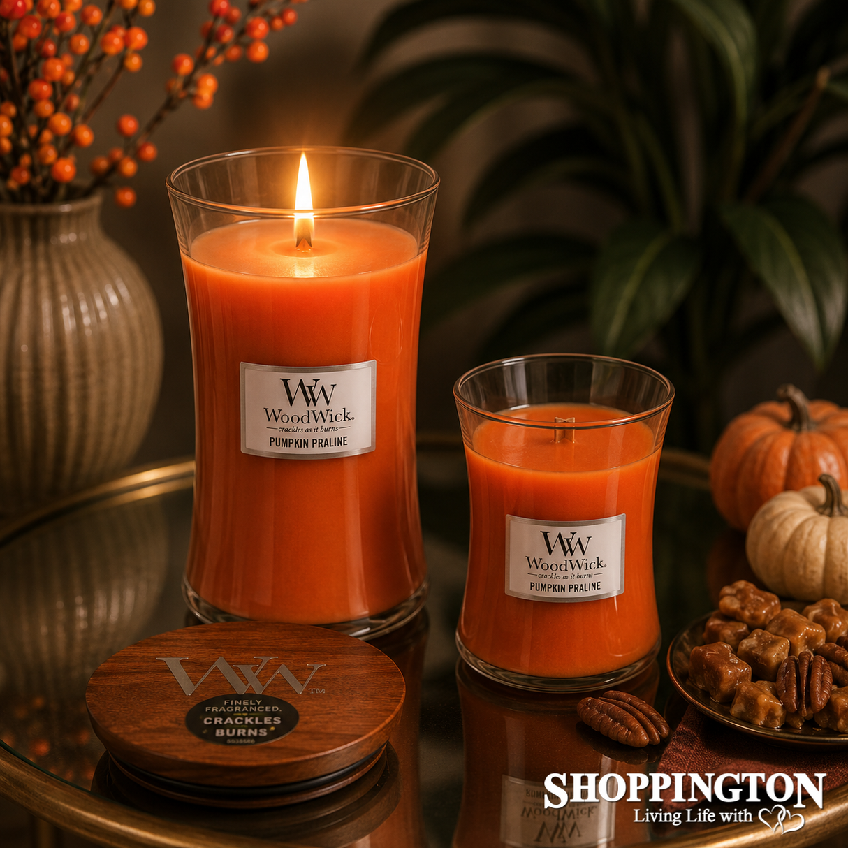 WoodWick Pumpkin Praline Medium