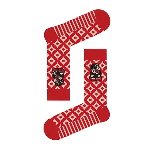 Retro Tiki Socks