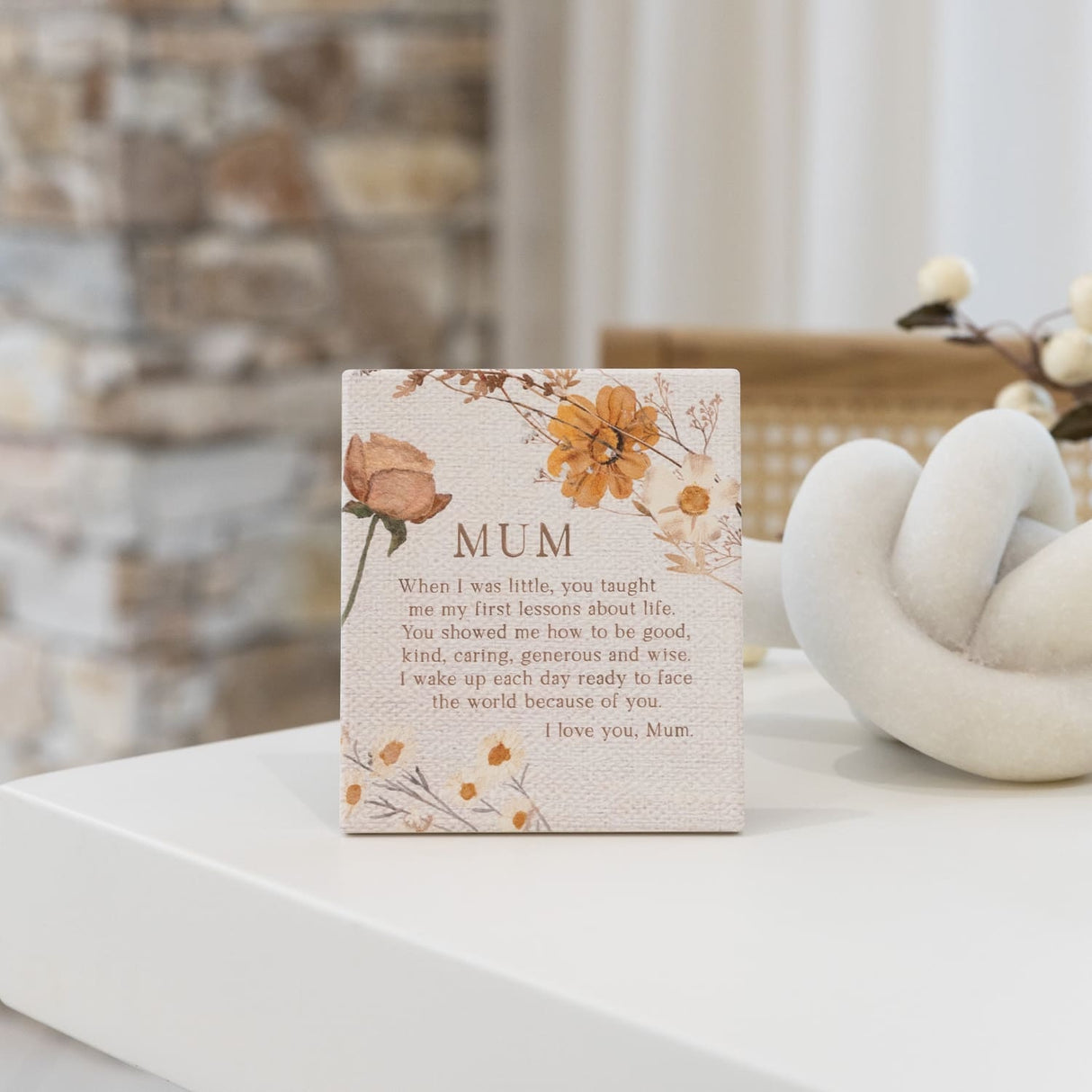 Rustic Meadow Verse - Mum