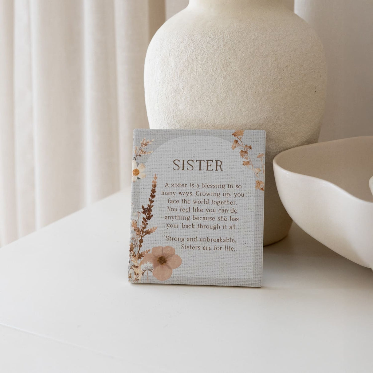 Rustic Meadow Verse - Sister