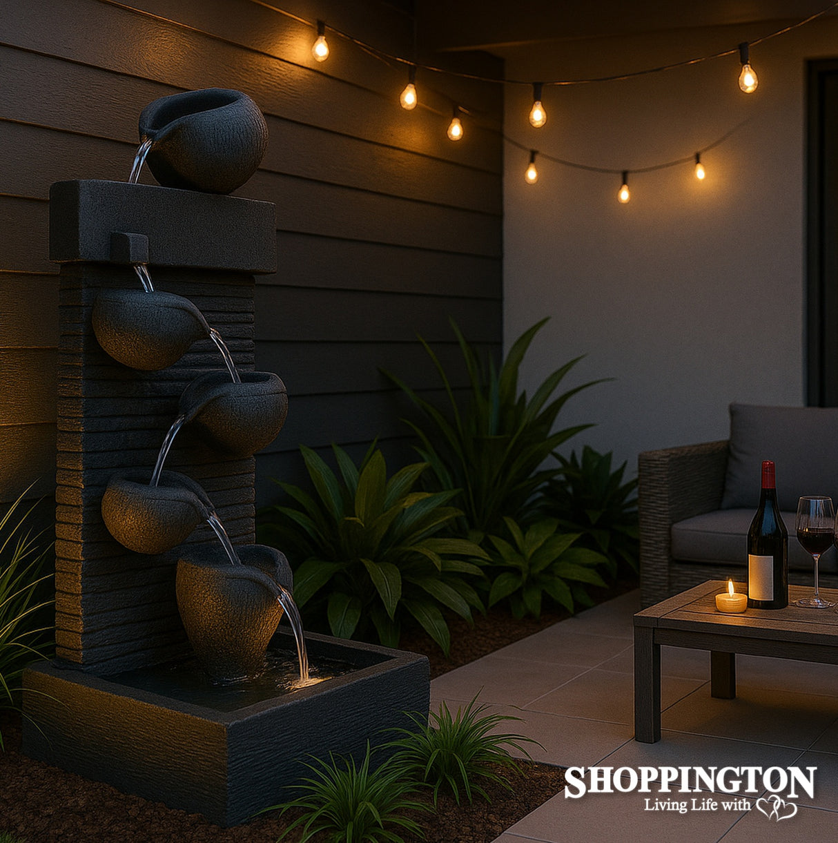 Rock Wall Water Feature 50 x 135cm