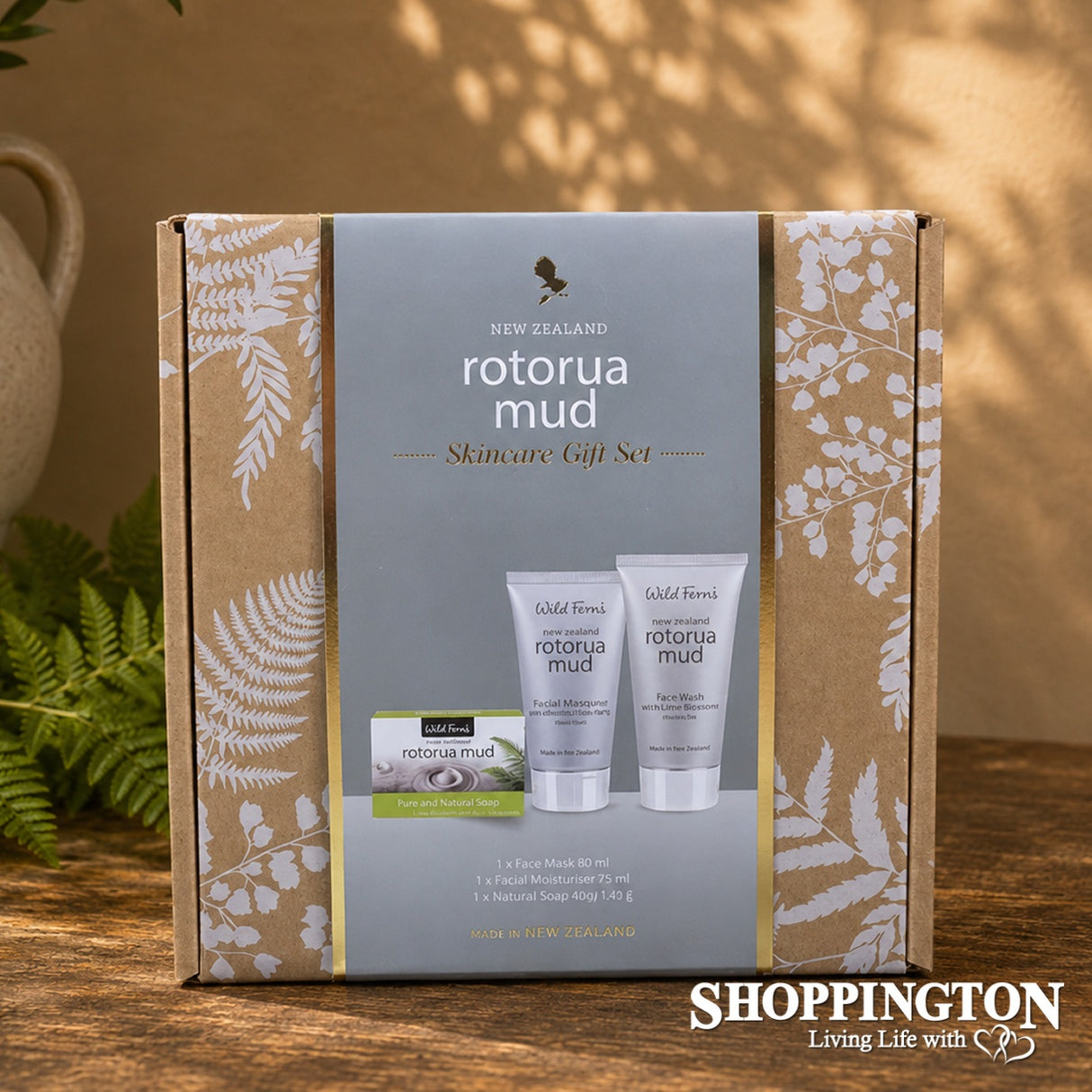 Wild Ferns Gift Box - Rotorua Mud