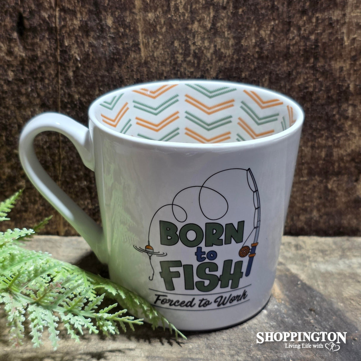 Mug - Born to Fish, Forced to Work