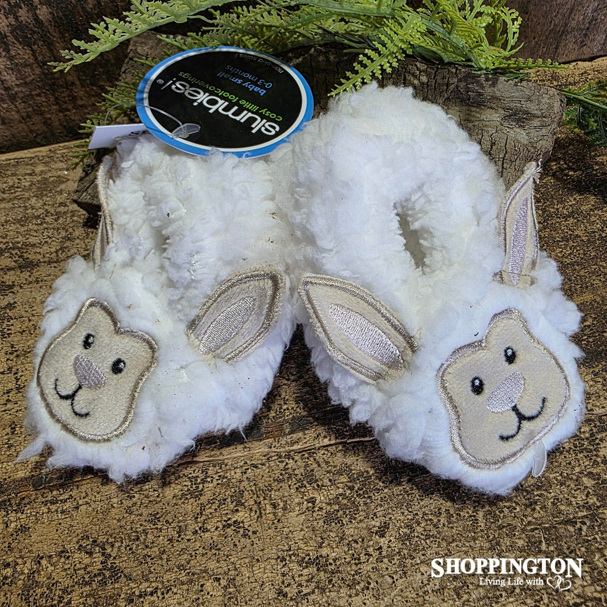 Baby Sherpa Slipper Slumbies - Bunny