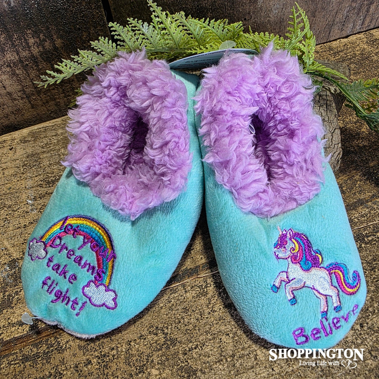 Toddler Slippers Slumbies - Unicorn