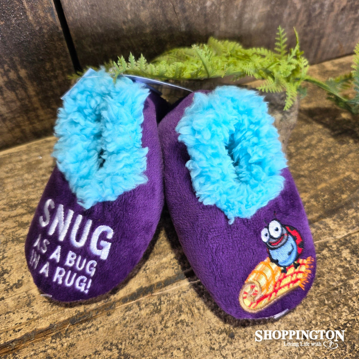Toddler Slippers Slumbies - Snug as a Bug