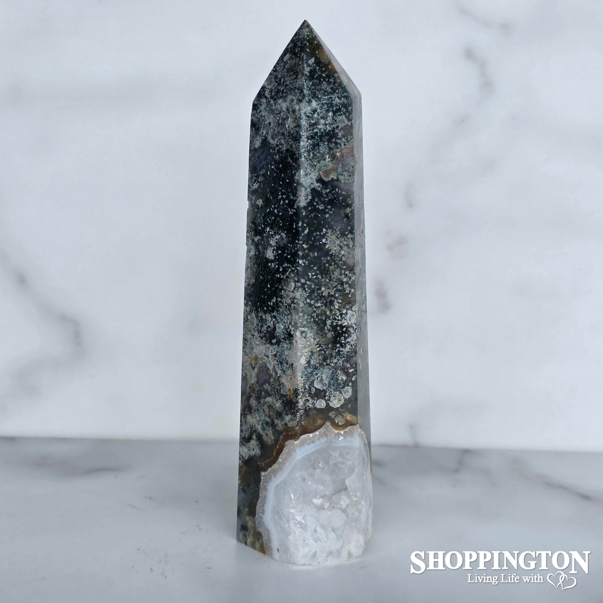 Moss Agate Pointer