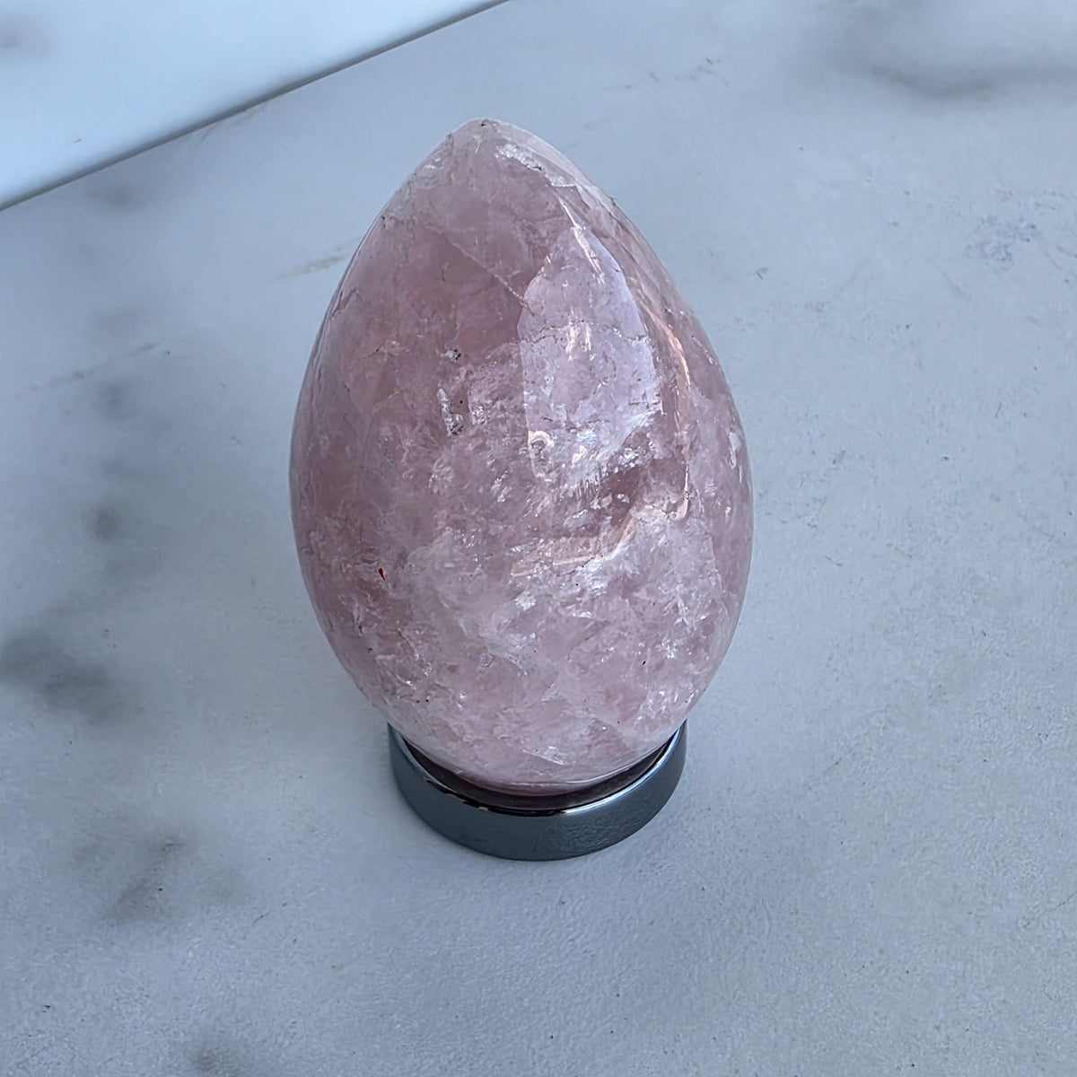 Rose Quartz Egg