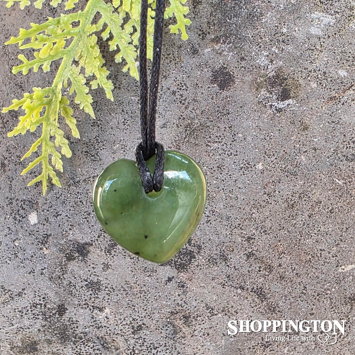 Pounamu - Pepe Heart 16mm