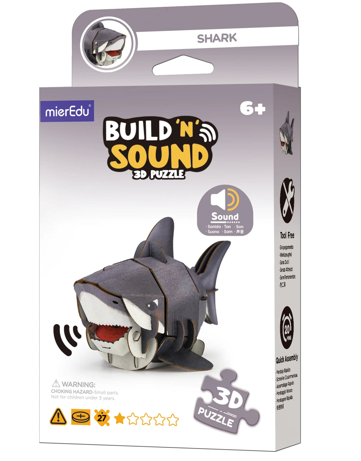 Build n Sound 3D Puzzle - Shark