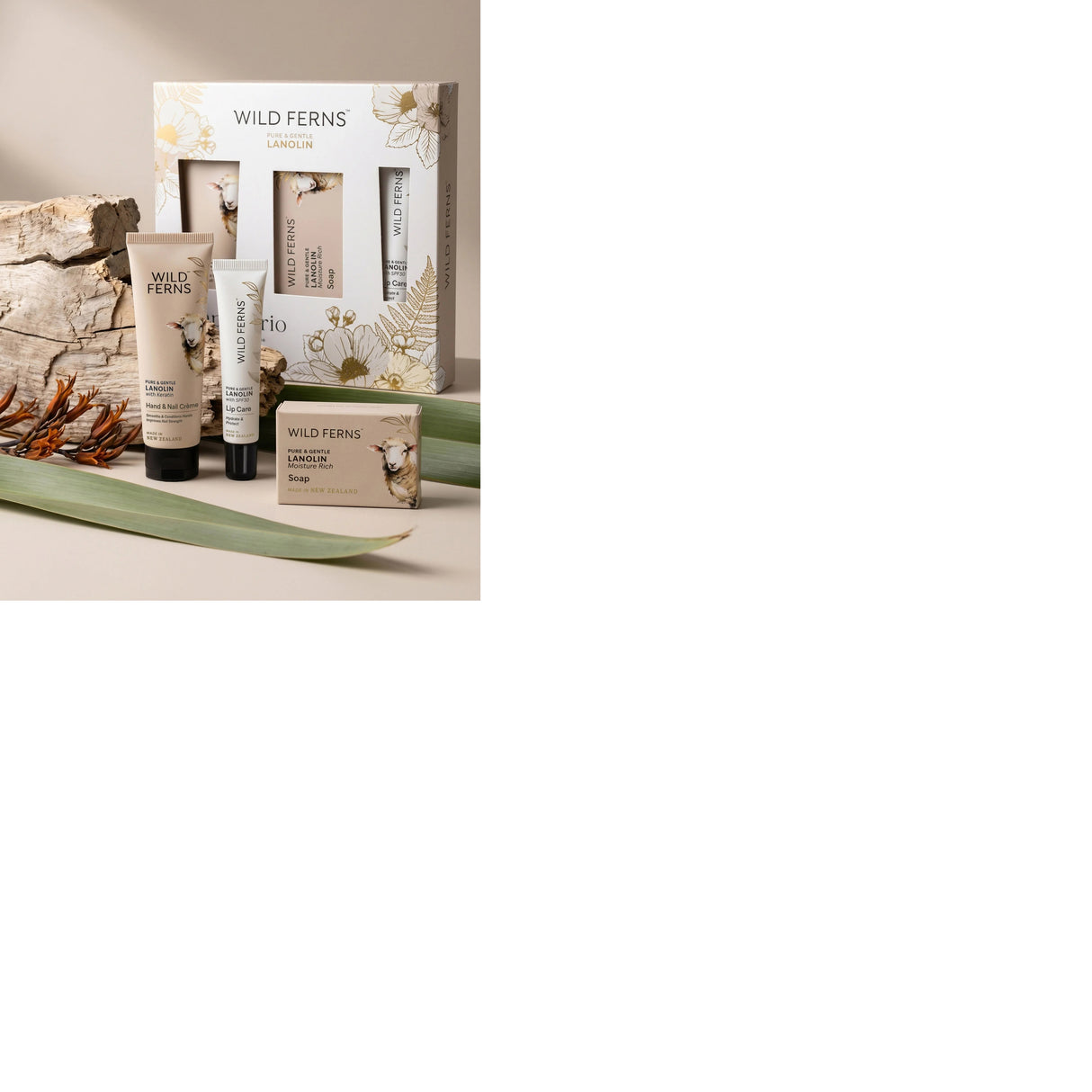 Wild Ferns Gift Box - Lanolin Pamper Trio