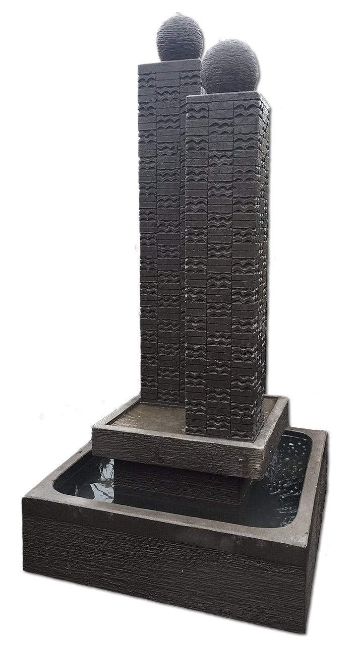 Twin Towers Water Feature 100cm x 200cm