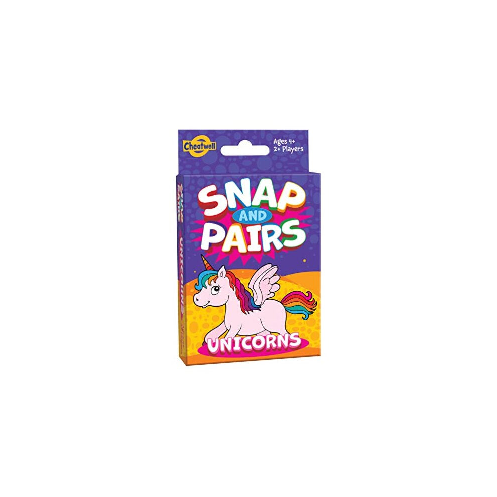 Snap and Pairs Unicorns Card Games