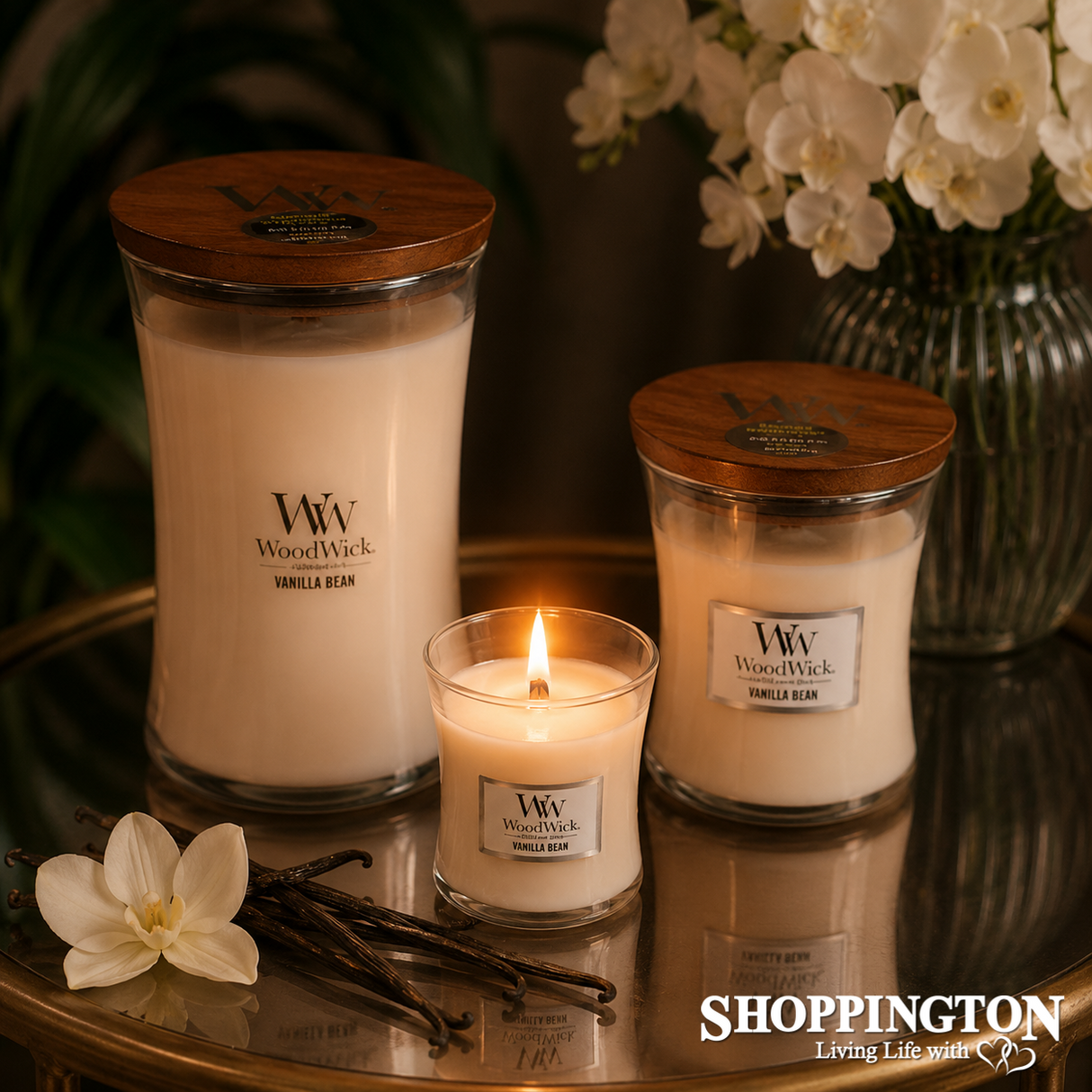 WoodWick Vanilla Bean Mini