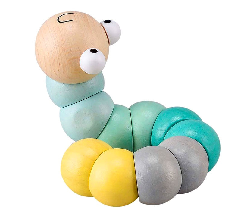 Pastel Wooden Worm