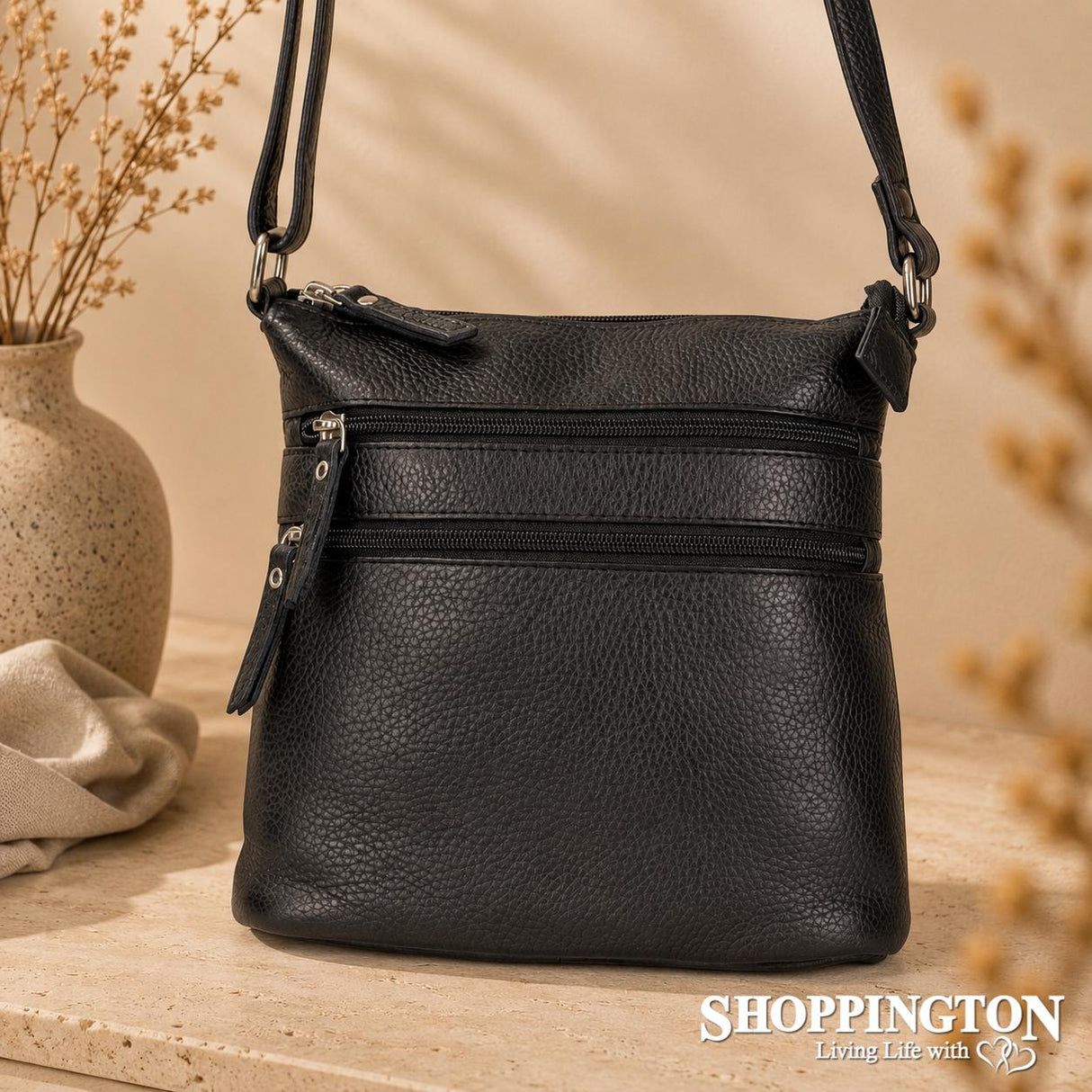 100% Leather Camden Crossbody Bag