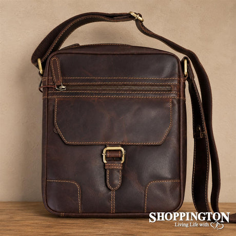 100% Leather Hendrix Vintage Sling Bag