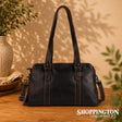 100% Leather Marlow Tote Bag - Brown