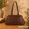100% Leather Marlow Tote Bag - Sandal
