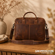 100% Leather Regent Wildera Laptop Bag