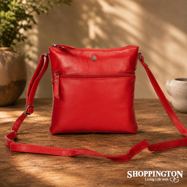100% Leather The Maple Women's Leather Crossbody Shoulder Bag