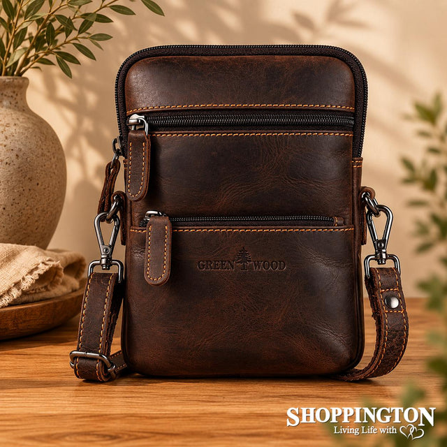 100% Leather Weston Crossbody Bag