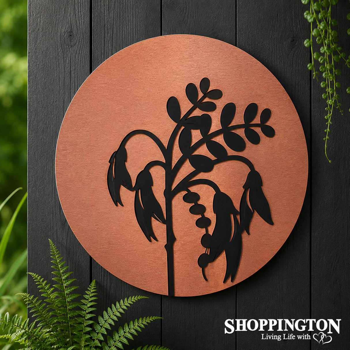 100% NZ Made Brushed Copper Circle - Kowhai