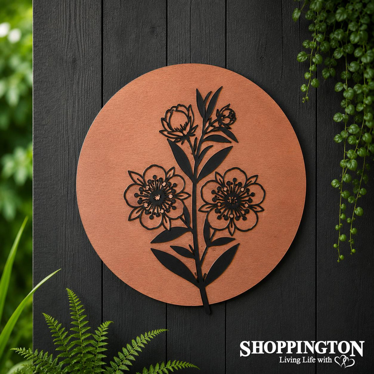 100% NZ Made Brushed Copper Circle - Manuka