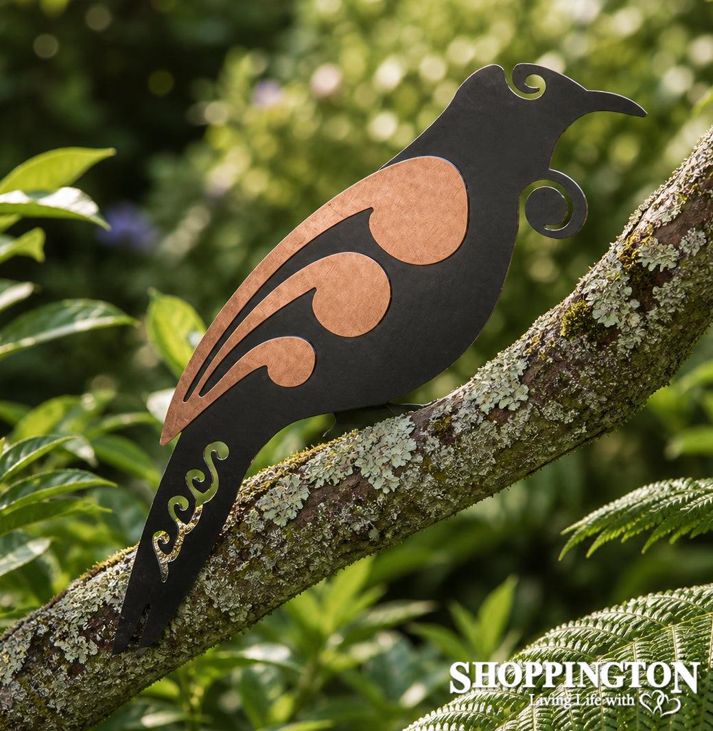 100% NZ Made Freestanding Tui Garden Art