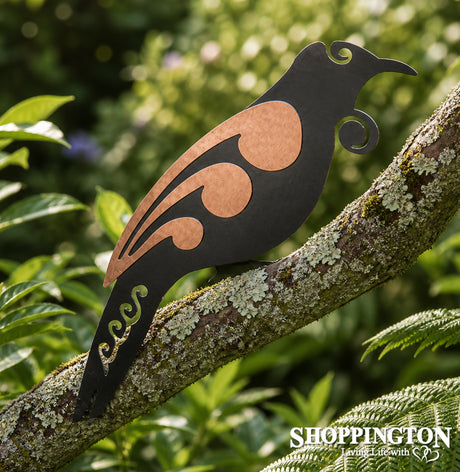 100% NZ Made Freestanding Tui Garden Art