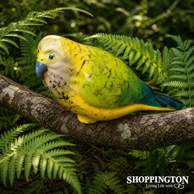 100% NZ Made Garden Ornament - Splashy Bird Art / Kea