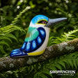 100% NZ Made Garden Ornament - Splashy Bird Art / Kingfisher Large