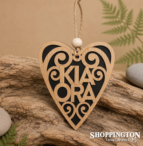 100% NZ Made Hanging Ornament - Kia Ora