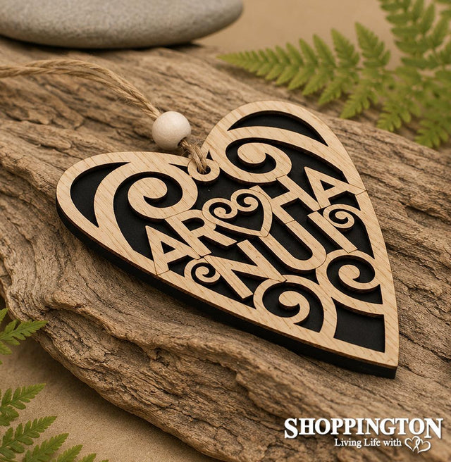 100% NZ Made Heart - Aroha Nui