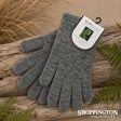 100% NZ Made Koru Knitwear - Possum Merino Gloves / Grey