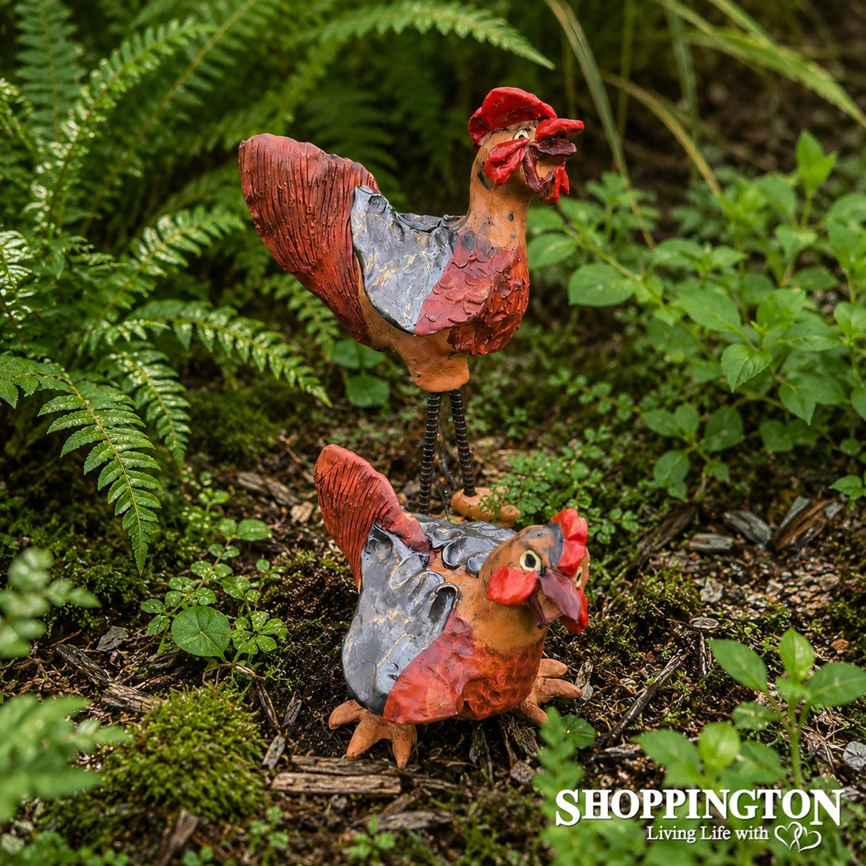 100% NZ Made Pottery Bird Art - Chicken