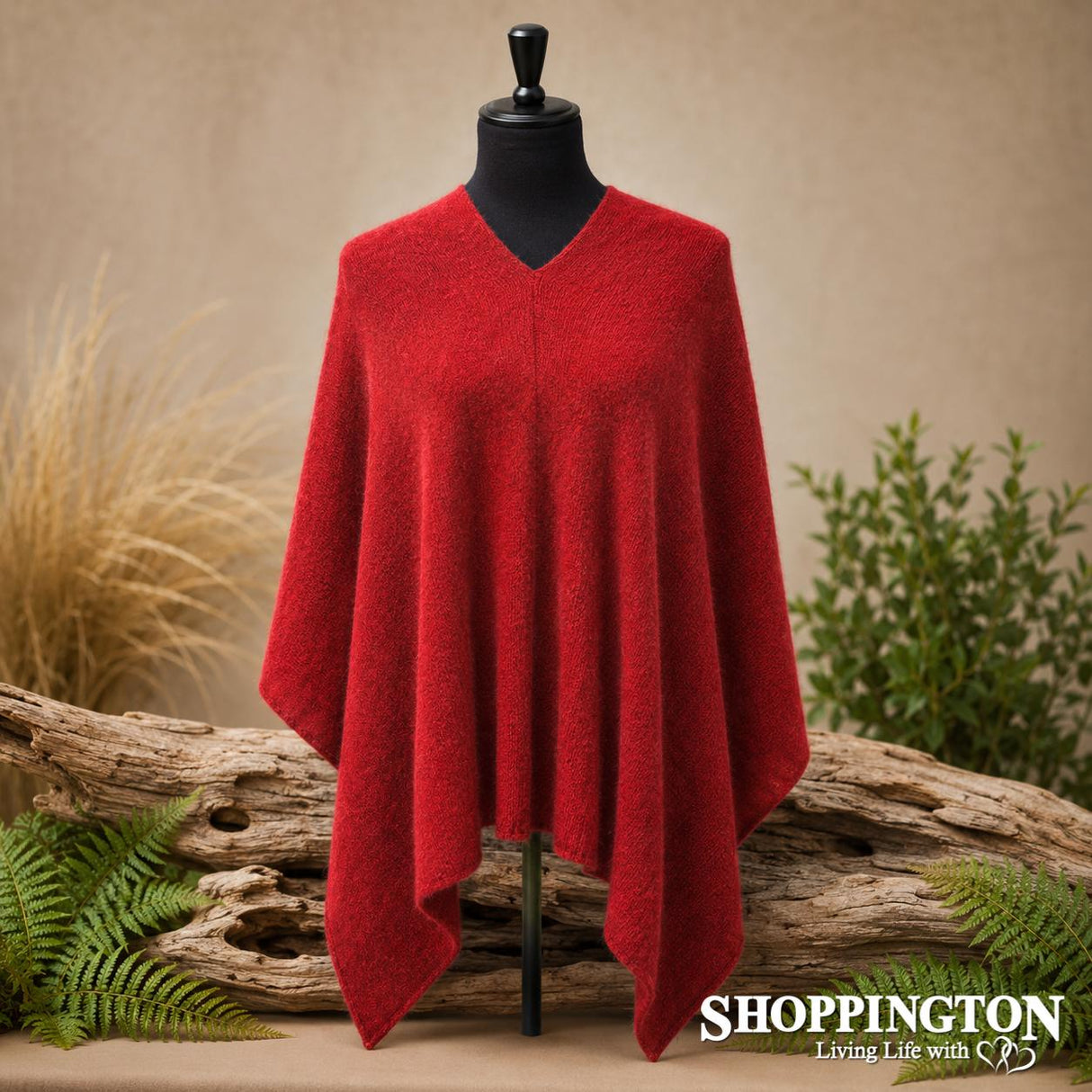 100% NZ Made Two Way Poncho / Rata